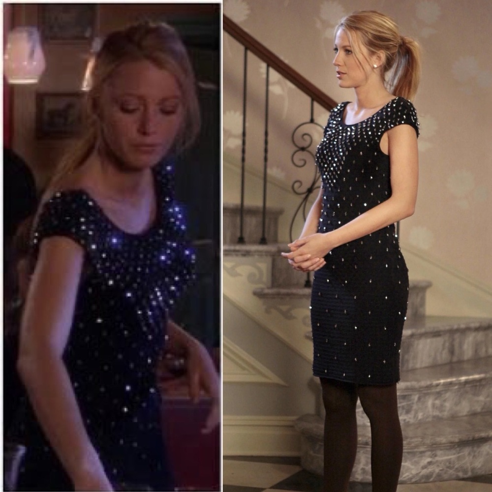 ASO SERENA VAN DER WOODSEN BLACK DRESS - Picture 2 of 11